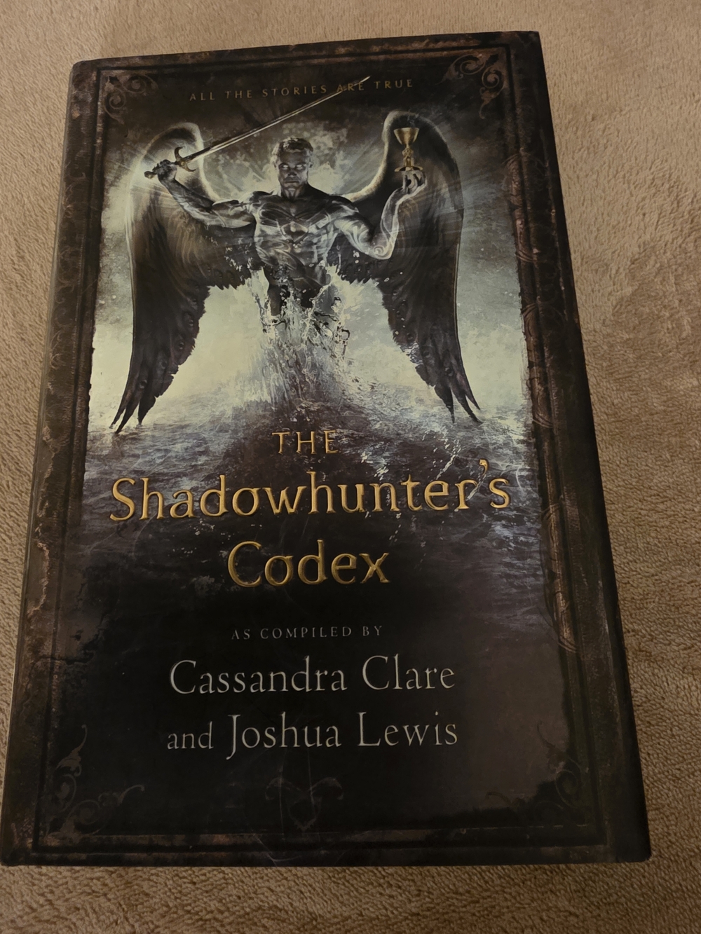 The Shadowhunter's Codex by Cassandra Clare - Black & Gold Cover